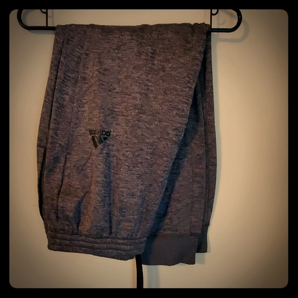 Grey Adidas joggers